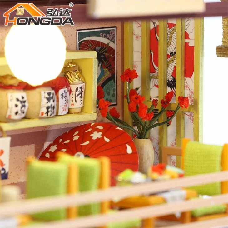 Cuteroom Kits Wooden Dollhouse Miniature Diy House