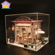 Chocolate Shop Miniature DIY Dollhouse