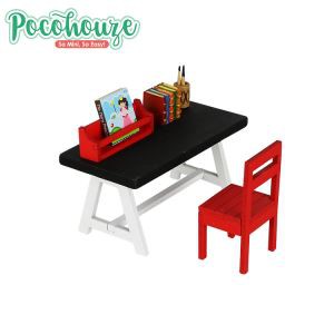 Modern Dollhouse Furniture Workspace Set