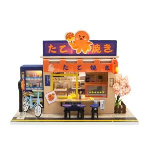 Takoyaki Shop Miniature Toy Dollhouse