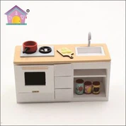 Wooden Miniature Kitchen Furniture