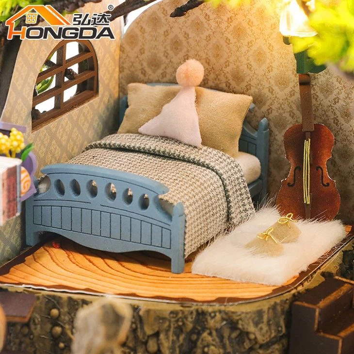 3D Puzzle Miniature Dollhouse Set