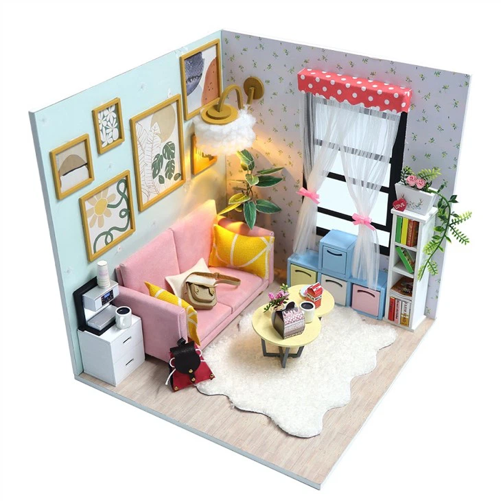 3d Puzzle Wooden House Model