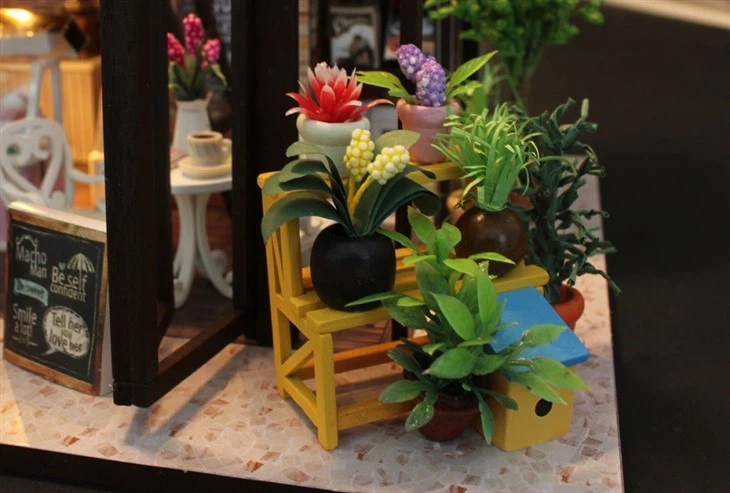 Hongda Wood Crafts House Wooden Craft Houses Small House Toys
