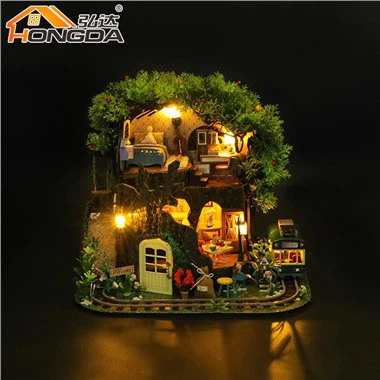 3D Puzzle Miniature Dollhouse Set