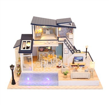 Hongda Craft Supplies Dolls & Accessories Diy Chinese Doll House Kit