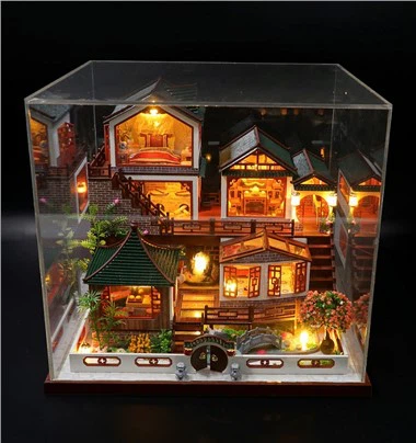 Hongda Creative Products 2023 Premium Gifts Craft Supplies Mini Diy House Gift For Her