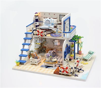 Hongda New 2023 Products Miniaturas Casa De Muecas Role Play Kitchen Play Set Toy Kids Cooking Food Blocks & Model Building Toys