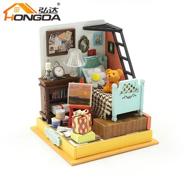 Hongda S2302 Dream Bedroom Eco-friendly Materials Can Be Carried Out DIY Toy