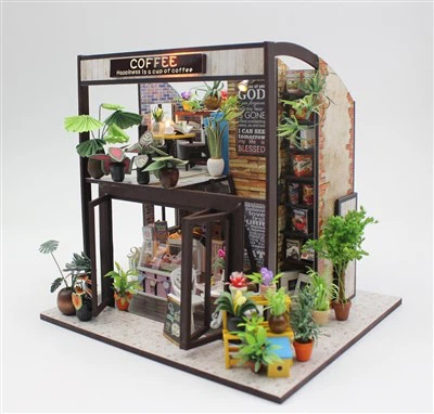 Hongda Wood Crafts House Wooden Craft Houses Small House Toys