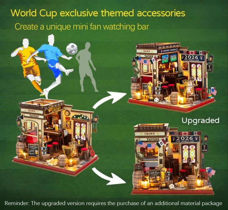 Tavern-themed Diy Wooden Dollhouse price