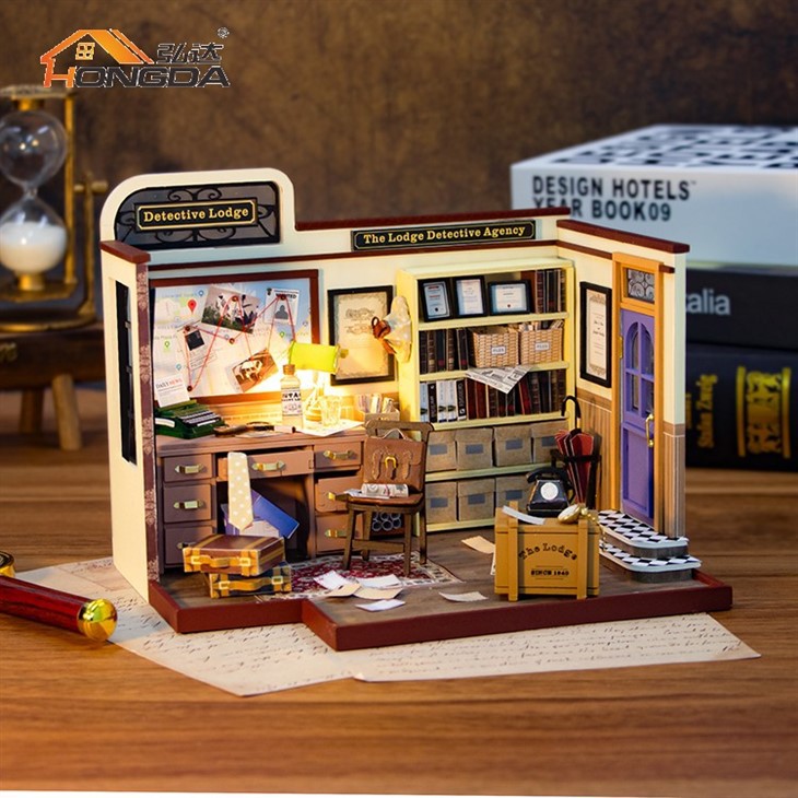 Detective Agency Theme Diy Dolls House Kit