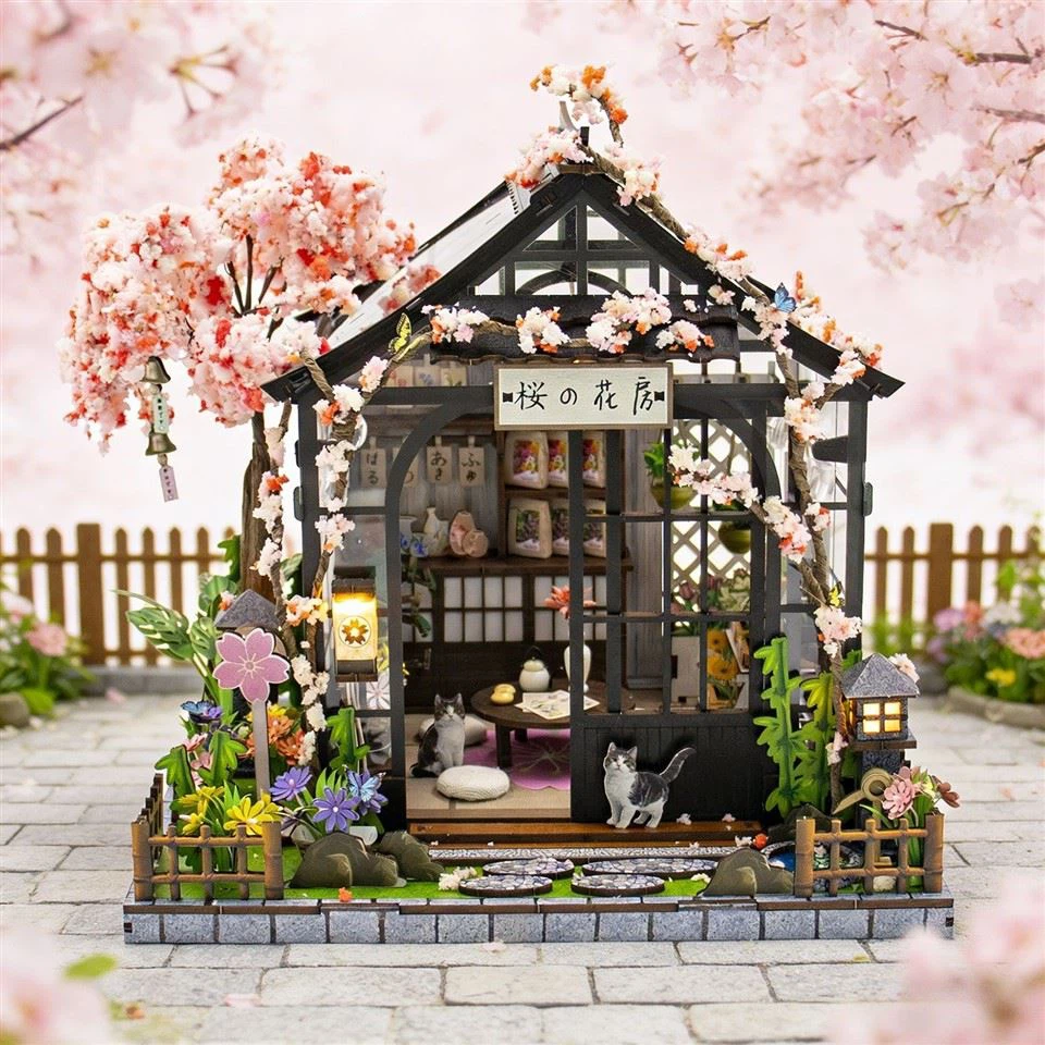 New Japanese Style Diy Wooden Dollhouse Kit best