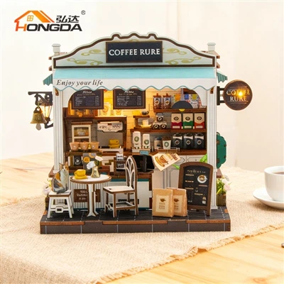 New DIY Coffee-themed Dollhouses Available!