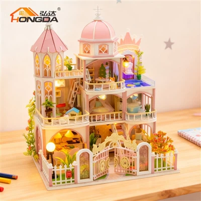New Arrival | Windsor Castle Pink Castle DIY Dollhouse