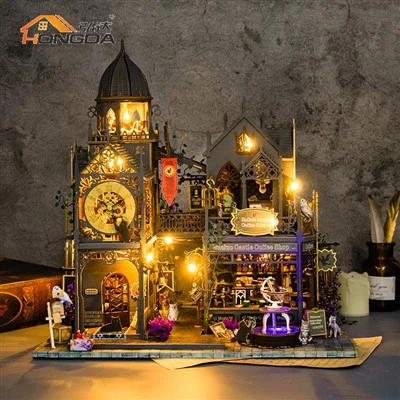 L2401 Large Wooden Diy Dollhouse