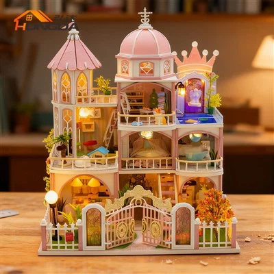 Miniature Castle Dollhouse Kit