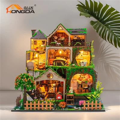 Miniature Diy Wooden Dollhouse