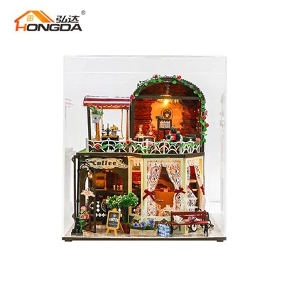 New Diy Miniature Doll House With Dust Cover