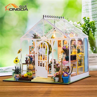 Wooden Sunshine Flower Dollhouse